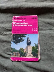 OS Ordnance Survey Landranger Map Sheet 185 Winchester & Basingstoke area – 1995