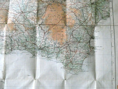 Ordnance Survey Map Sheet 10 South West England 1/4 Inch to One Mile Cloth 1919