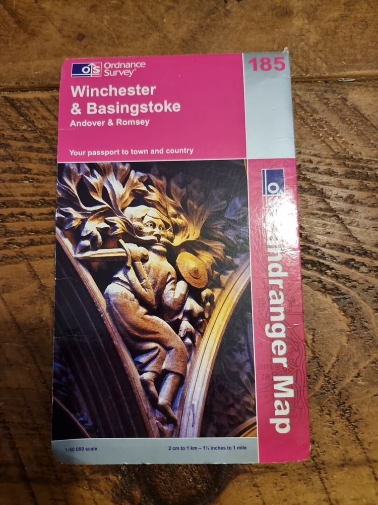 Winchester and Basingstoke, Andover and Romsey by Ordnance Survey (Sheet map