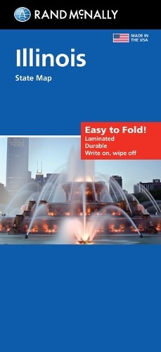 Rand McNally Easy to Fold: Illinois State Laminated Map (Map)