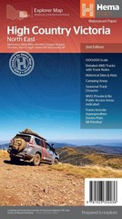 Hema The High Country Victoria Map Pack NW/NE/SW/SE 4WD Tracks with Track Notes