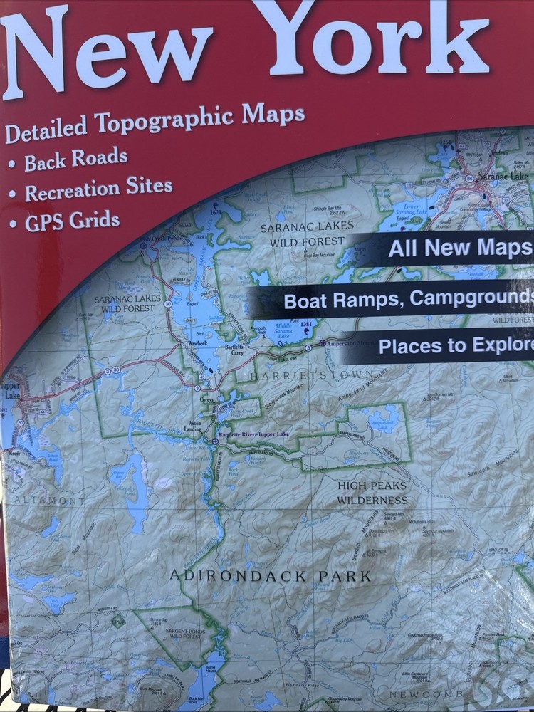 New York State Atlas & Gazetteer – Delorme Publishing Company, Garmin, Atlas