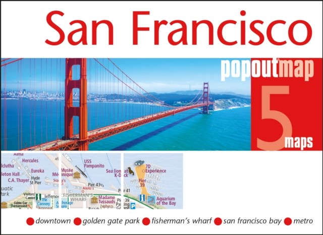 San Francisco PopOut Map (Sheet map, folded)