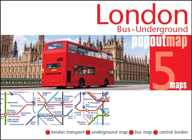 London Bus and Underground PopOut Map (Sheet map, folded)