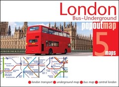 London Bus and Underground PopOut Map (Sheet map, folded)