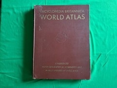 WORLD ATLAS ENCYCLOPEDIA BRITANNICA UNABRIDGED 1952 GEOGRAPHICAL / WORLD SPHERES