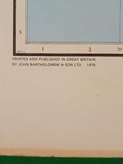 Bartholomew National Map Series – Pembroke & Carmarthen – 1975 Folding Road Map