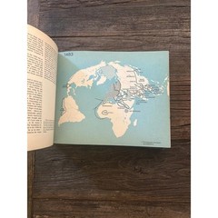 Vintage Penguin Atlas History Book Lot Medieval Modern North America Maps Study