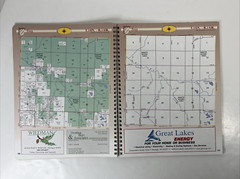 Newaygo County Michigan Land Atlas Plat Book Sportsman Guide Year 2001 by CCI