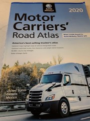 Rand McNally 2020 Motor Carriers’ Road Atlas United States Canada Mexico