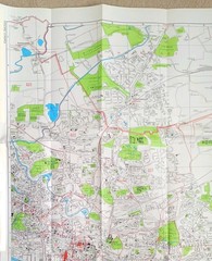 Geographia Large Scale Colour Street Plan: Greater Glasgow.