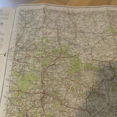 Ordnance Survey Map Hastings Sheet 184 One-Inch 1946 Vintage