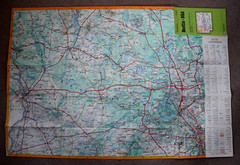 63687 AK City Map Berlin South 1984 Motor Tourism and Water Sports