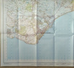 Ordnance Survey Landranger Map 199:Eastbourne, Hastings & surrounding area, 1983