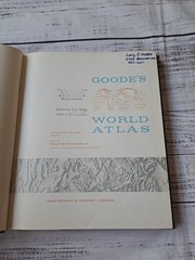 Vintage Goode’s World Atlas 12th Edition 1964 Rand McNally HC
