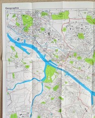 Geographia Large Scale Colour Street Plan: Greater Glasgow.