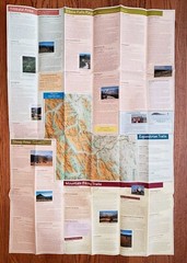 Bragg Creek and Elbow Falls Map by Gem Trek Publishing 1:50 000 Scale VTG 1999