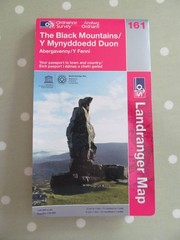 OS LANDRANGER MAP 161 THE BLACK MOUNTAINS ORDNANCE SURVEY