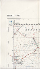 Ordnance Survey 1:25,000 First Series Map Sheet SP 82 Stewkley