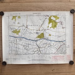 Vintage Ordinance Survey Map Sheet Lympne Kent 1938