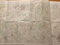 1983 Ordnance Survey Pathfinder Map TQ 03/13 Horsham And Cranleigh