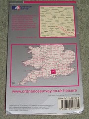 OS Ordnance Survey Landranger Map Sheet 185 Winchester & Basingstoke – 2002