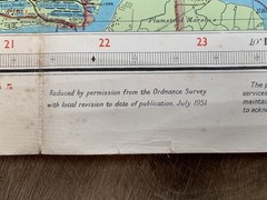 Vintage Bartholomew’s Revised Half Inch Contoured Map Herts & Bucks – 1951 (15)
