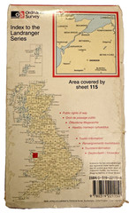Ordnance Survey Map – Landranger Series – No.115 SNOWDON & SURROUNDING AREA