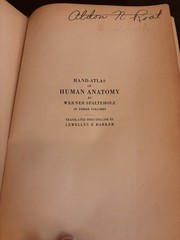 Hand Atlas of Human Anatomy by Werner Spalteholz
