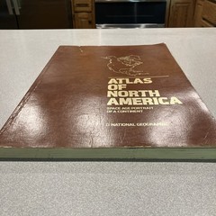 ATLAS of NORTH AMERICA: Space Age Portrait of a Continent 1985 NAT’L GEOGRAPHIC