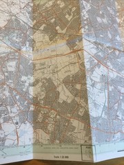 1987 Ordnance Survey Pathfinder Map 1158 TQ 08/18 Hillingdon And Wembley