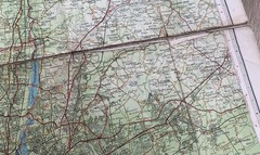 Vintage Bartholomew’s Revised Half Inch Contoured Map Herts & Bucks – 1951 (15)