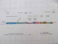 VINTAGE GEOLOGICAL MAP LINNEY HEAD PEMBOKESHIRE SHEET 244 GEOLOGICAL SURVEY 1921