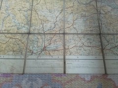 Ordnance Survey. The Peak District. Tourist Map. 1925