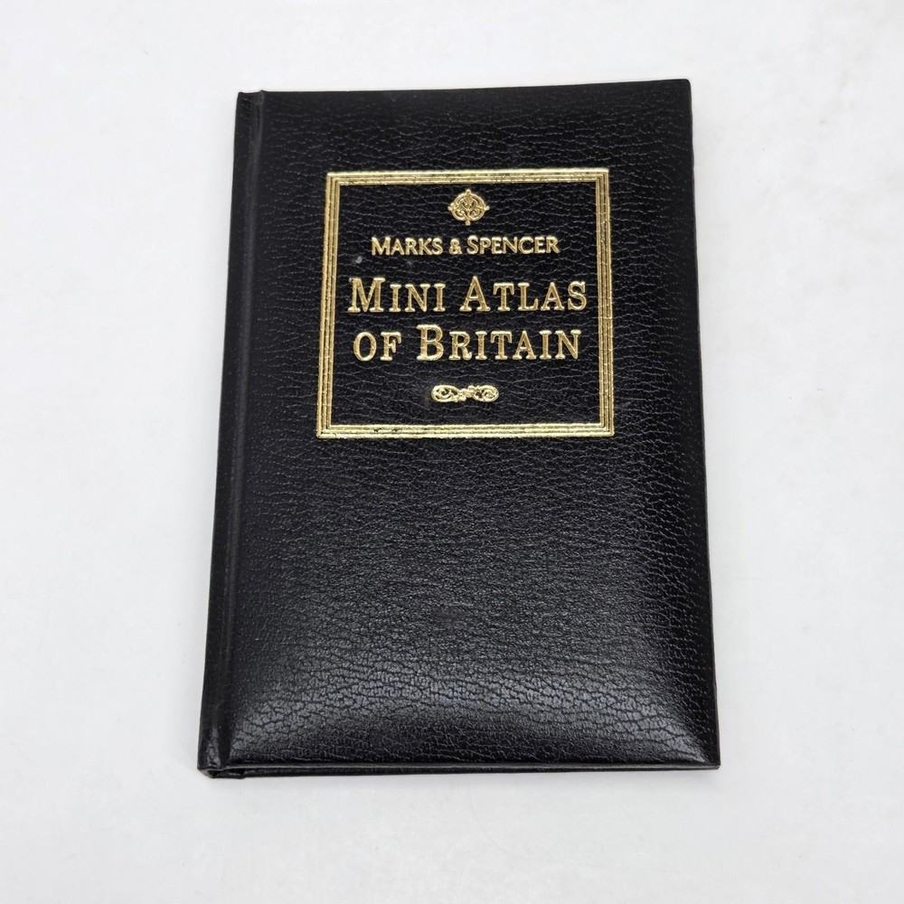 Marks & Spencer Mini Atlas Of Britain Hardcover Map 1992