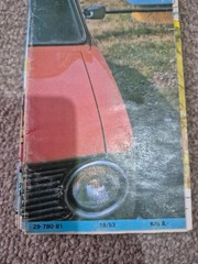Rare Vintage Road Map Of Czechoslovakia 1981 With Campsites. Auto Kempinky CSSR