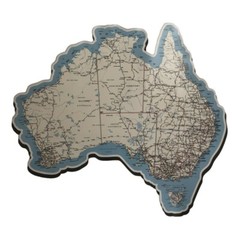 70cm Australia Map Decal Sticker Caravan RV sticker decal, road map camper van
