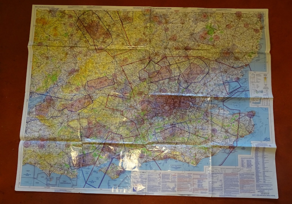 Civil Aviation Authority Map – Sheet 8 – England South 2010 – Scale 1:250000