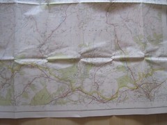 Ordnance survey map Landranger sheet 160 series Brecon Beacons scale 1:50 000