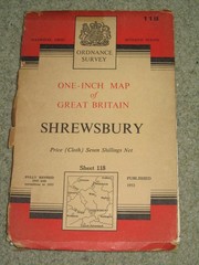 OS Ordnance Survey 1″ Seventh Series 118 Shrewsbury – 1953 on cloth