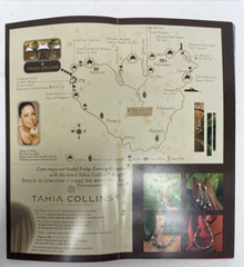 Mo’orea Society Islands French Polynesia Fold Out Guide Book Brochure Map