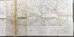 170 + MILITARY MAPS 7th series M722 Ord Survey of GB 1965 Ministry Defence LOT