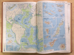 The Times Atlas of the World: Comprehensive Edition 1967 Hardcover Red Vintage