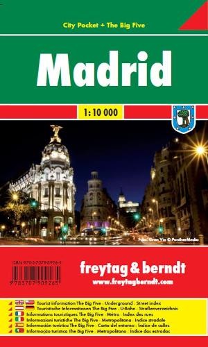 Freytag-Berndt Madrid City Pocket + the Big Five Waterproof 1 (Map) (UK IMPORT)