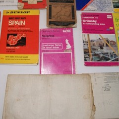 Vintage Maps France / Italy / UK – OS / Dunlop / A to Z