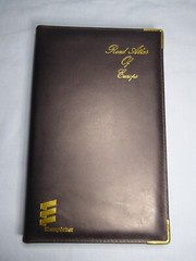 1990 Leather Bound Hardbacked Eberspacher Road Atlas of Europe