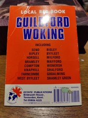Local Red Book GUILDFORD WOKING Street Maps 7th Revision PB Book VGC