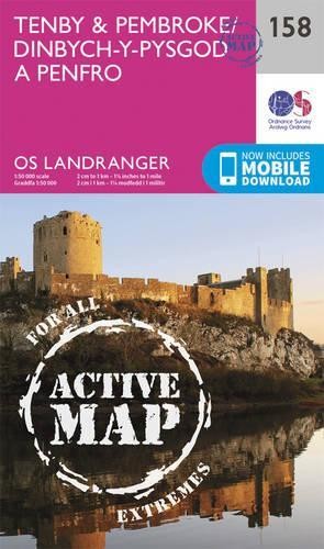 Tenby & Pembroke (Map) OS Landranger Active Map