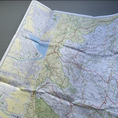 Vintage 1981 Abruzzo, Italy Road Map – Trimboli Editori