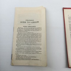 G W Bacon Map London and Suburbs Fold Out Booklet Underground Railway Buildings
